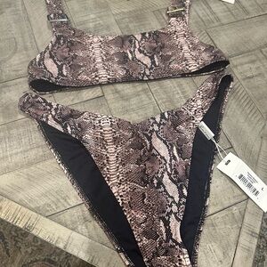 Snakeskin Bikini Set
